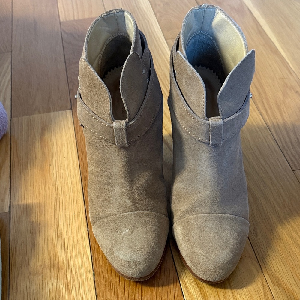 Rag & Bone Tan Suede Ankle Boots - 37